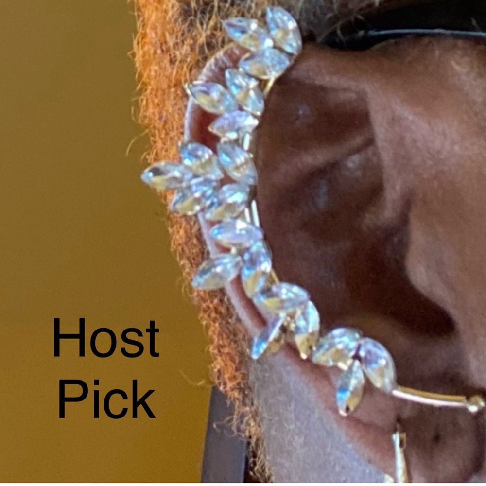 Stylish Statement Silver Ear Climber Earring